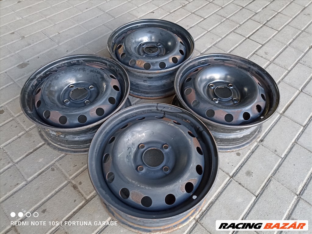 4x108 14" Peugeot/ Citroen használt lemezfelni garnitúra (R587) 2. kép