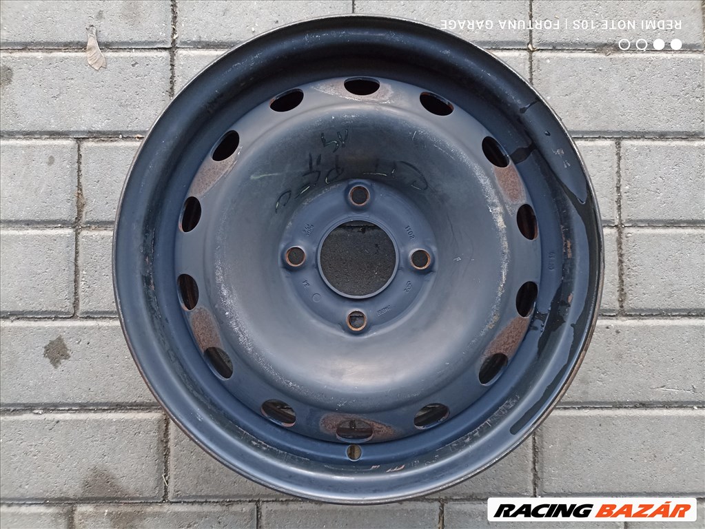 4x108 14" Peugeot/ Citroen használt lemezfelni garnitúra (R587) 5. kép