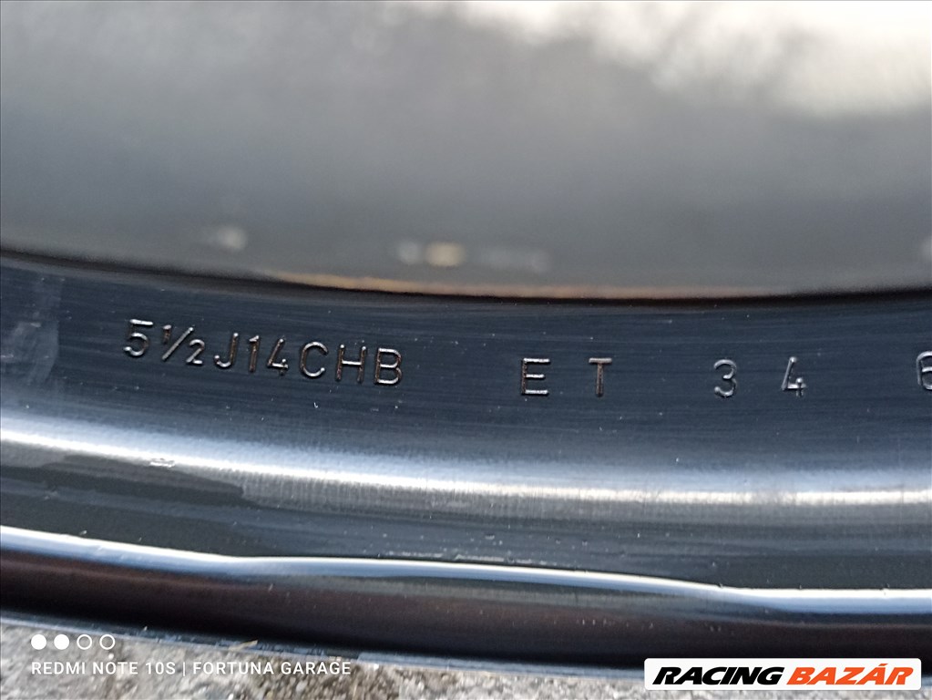 4x108 14" Peugeot/ Citroen használt lemezfelni garnitúra (R587) 7. kép