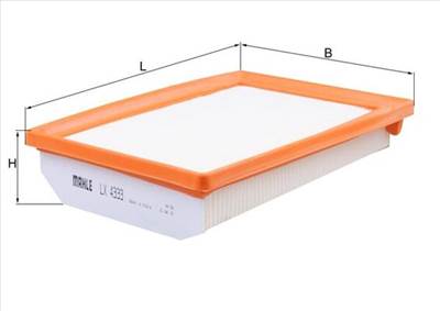 MAHLE LX 4333 - légszűrő FIAT