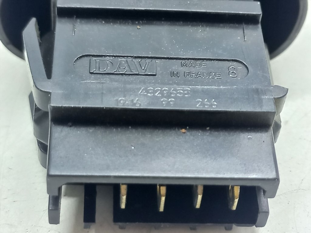 RENAULT SCÉNIC I (JA0/1_) 1.4 16V (JA0D/ JA1H/ Ja0W/ JA10) Ablakfűtés Kapcsoló #16760# 9. kép