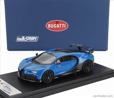 BUGATTI CHIRON PUR SPORT N 16 2020 AGILE BLUE BLACK