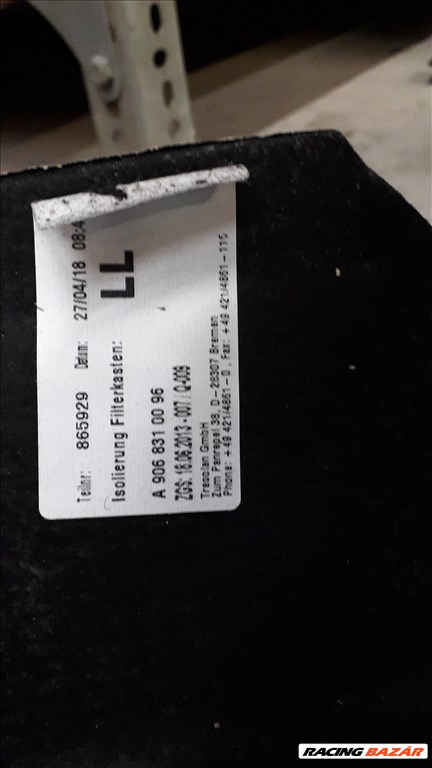 Mercedes Sprinter II, Mercedes Sprinter III gépháztető szigetelés  a9068310096 2. kép