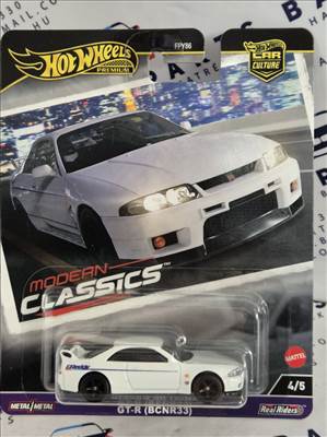 Hot Wheels Premium - Car Culture - Modern Classics - Nissan Skyline GT-R (BCNR33) - Hot Wheels - 1:64