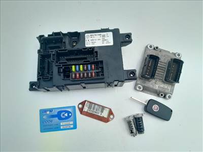 Fiat Grande Punto 1.4 EU4 ECU szett: ECU,body computer+ 2 db zár+1 db bicskakulcs+code kártya 51795183