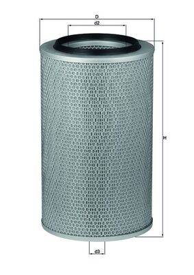 MAHLE LX 227 - légszűrő ASTRA BREDAMENARINIBUS DAF FENDT FIAT FORD IRISBUS IVECO KAMAZ KING LONG MAC