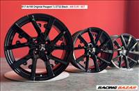 R17 4x108 Originial Peugeot 7J ET32 Black gyári felnik alufelnik