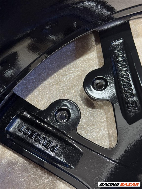 R17 4x108 Originial Peugeot 7J ET32 Black gyári felnik alufelnik 6. kép