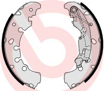 BREMBO S 23 530 - fékpofakészlet CHRYSLER CITROËN FIAT HYUNDAI KIA LANCIA OPEL PEUGEOT VAUXHALL