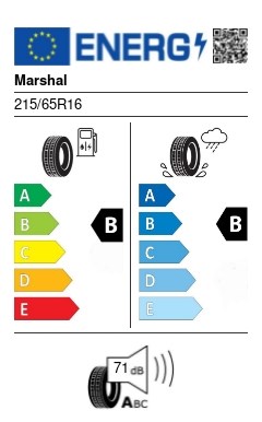 Marshal MH15 215/65 R16 2H nyári gumi 2. kép