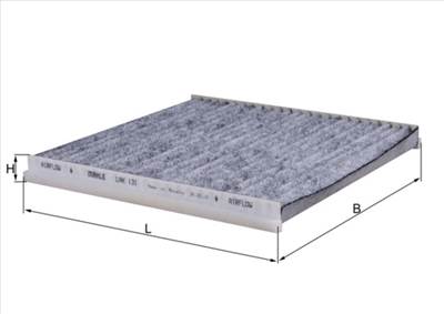 MAHLE LAK 131 - pollenszűrő GEELY HYUNDAI LEXUS SUBARU TOYOTA