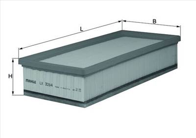 MAHLE LX 3284 - légszűrő CITROËN PEUGEOT