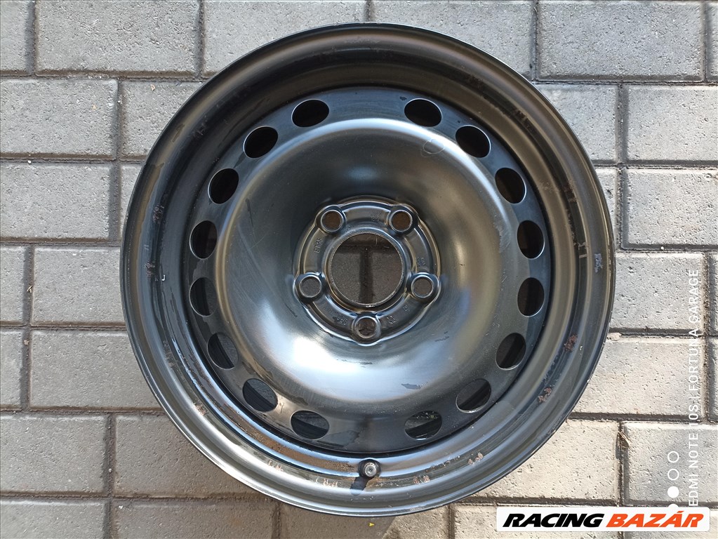 5x110 15" Opel Vectra használt lemezfelni garnitúra (R581) 3. kép