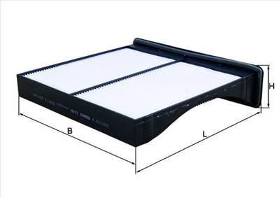 MAHLE LA 461 - pollenszűrő SUBARU