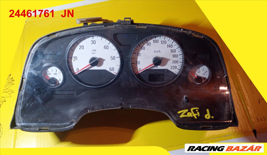 Opel Zafira A km óra , óracsoport , műszeregység , 24461761jn 1. kép