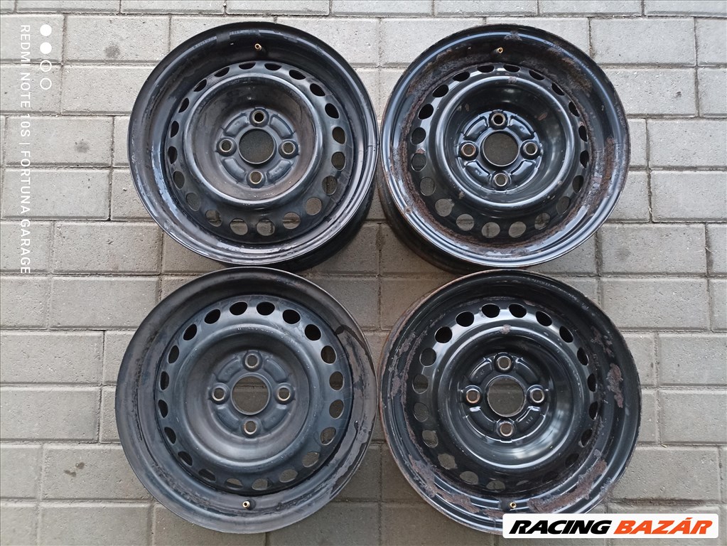 4x100 14" Honda használt lemezfelni garnitúra (R589) 1. kép