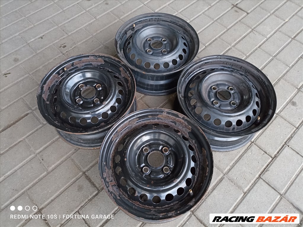 4x100 14" Honda használt lemezfelni garnitúra (R589) 2. kép