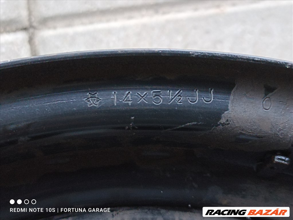 4x100 14" Honda használt lemezfelni garnitúra (R589) 7. kép