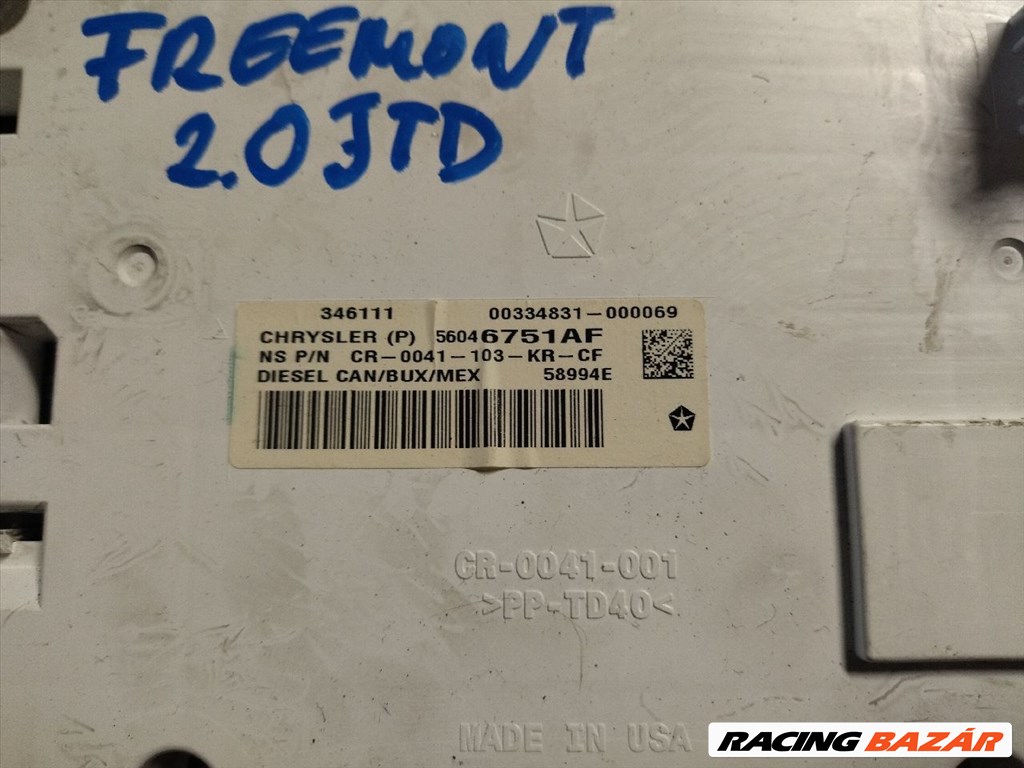 Fiat Freemont 2.0 16V Multijet óracsoport 56046751af 2. kép