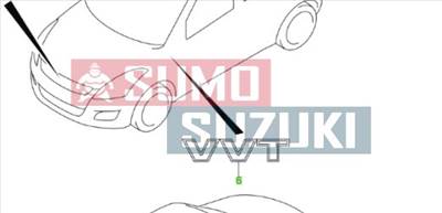 suzuki oldal embléma "vvt" (gyári)