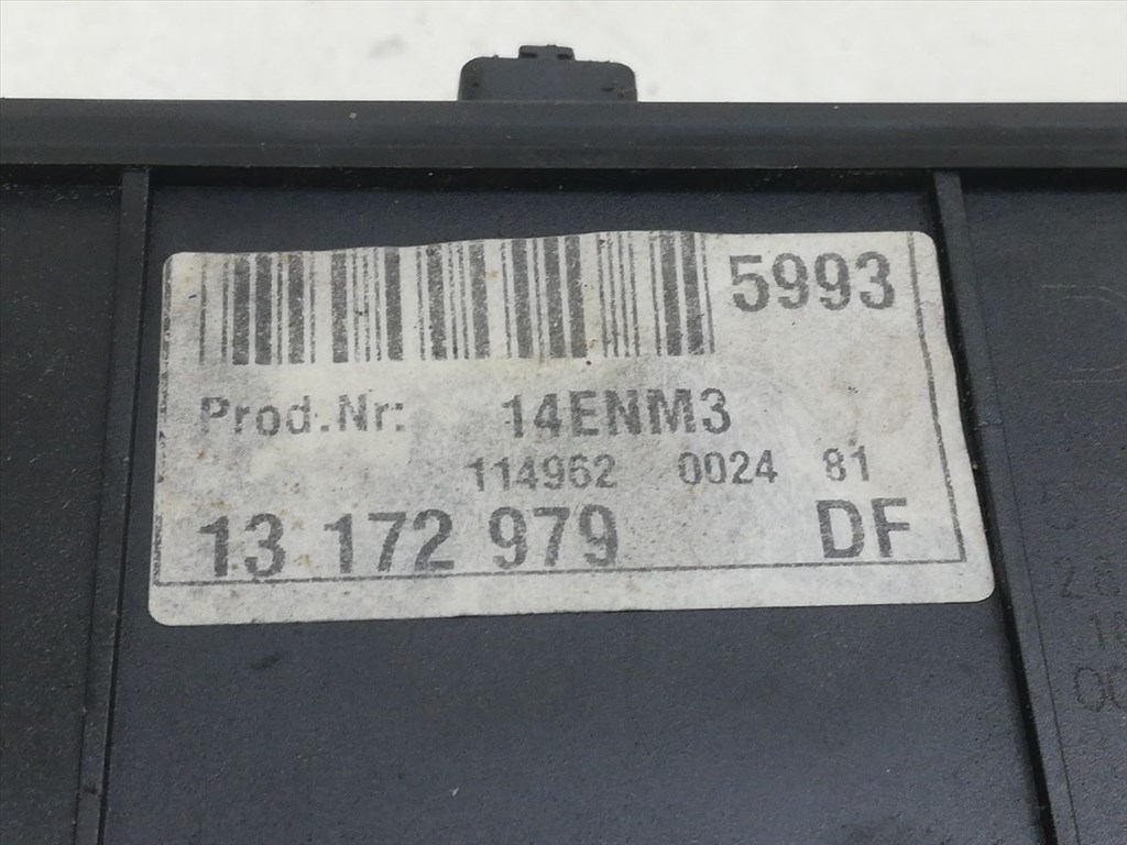 OPEL VECTRA C 1.9 CDTI Biztosítéktábla Motortér #10801# 13172979DF 3. kép