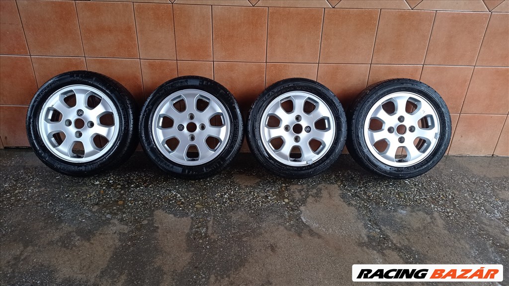 MITSUBISHI COLT 15" ALUFELNI 4X114,3 NYARI 195/50R15 GUMIVAL OLCSÒN!!! 1. kép