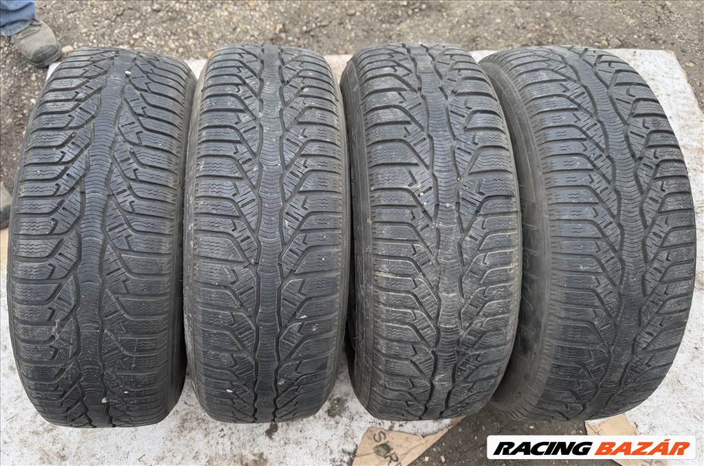 Mercedes E osztály W210 gyári alufelni 2104010102 205/65 R15 Téli gumival 15 col, 15 colos 6. kép