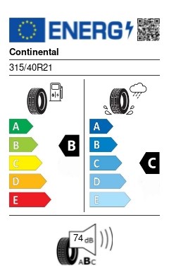 Continental CrossContact LX Sport 315/40 R21 111H MO M+S off road, 4x4, suv nyári gumi 2. kép