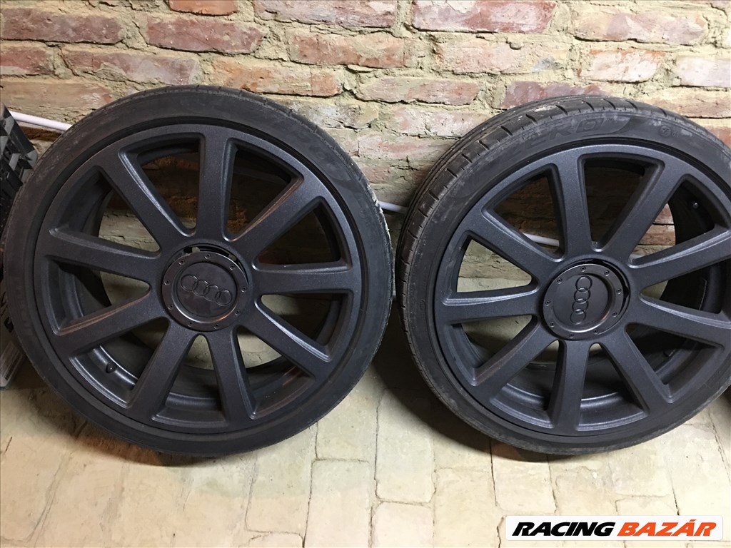 Audi gyári alufelni 20” , gumival 5x112 et48 245/30r20  6. kép