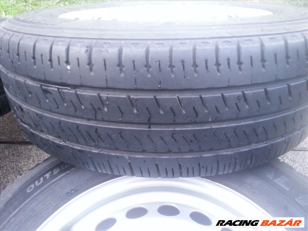  5x120 gyári VW lemezfelni, rajta 205/65R16C Hankook kisteher nyári gumi  7. kép