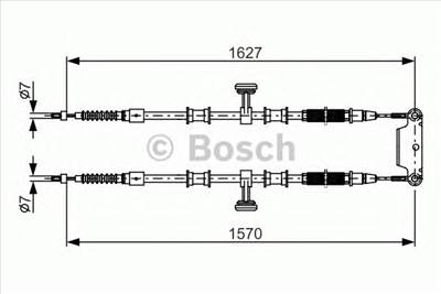 BOSCH 1 987 482 147 - Kézifék bowden FIAT