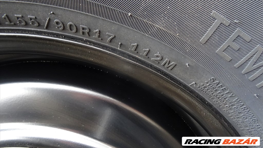 Toyota Rav4 új gyári vékony pótkerék mankókerék 155/90r17 méretű gumival 12. kép