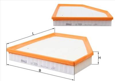 MAHLE LX 3320 - légszűrő BMW