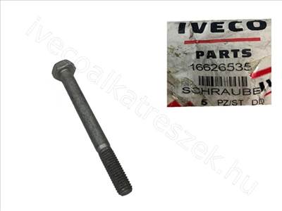 Injektor lefogató csavar 2.3-3.0 - M8x1,25X80 - JUMPER, DAILY, DUCATO, BOXER - 16626535, 16626533 -  - IVECO EREDETI Eredeti új 16626535