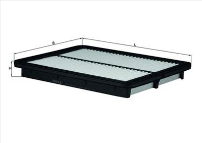 MAHLE LX 2639 - légszűrő KIA