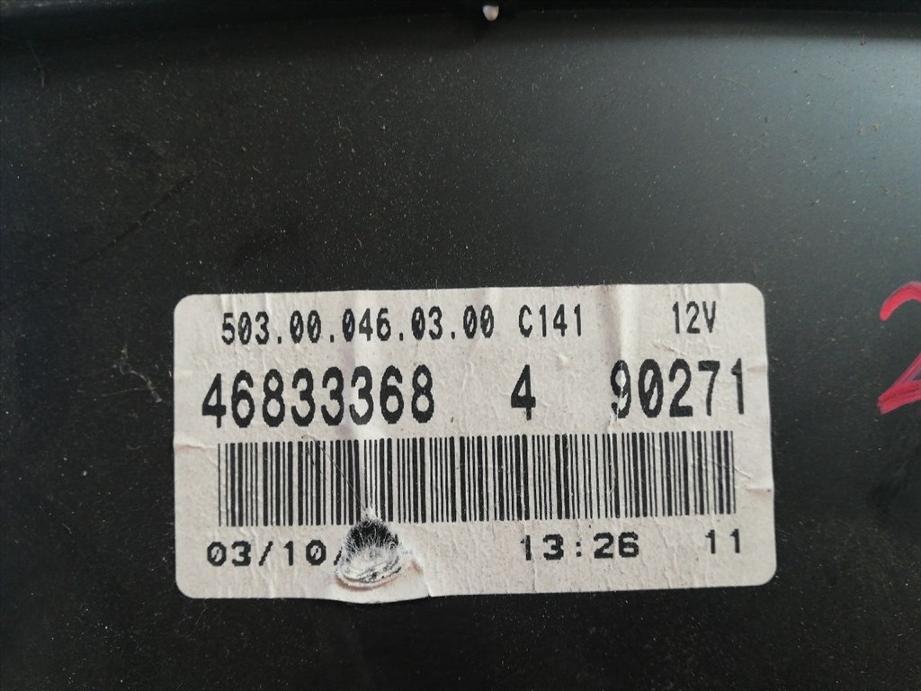 FIAT PUNTO II (188_) 1.2 60 (188.030/ .050/ .130/ .150/ .230/ .250) Kilométeróra #2480# 46833368 3. kép