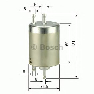 BOSCH 0 450 915 001 - Üzemanyagszűrő MERCEDES-BENZ 1. kép