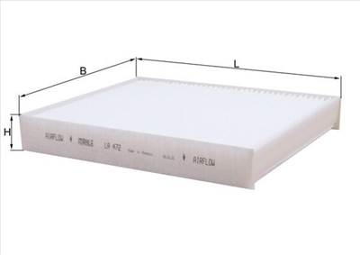 MAHLE LA 472 - pollenszűrő ASTRA BUICK BUICK (SGM) CADILLAC CHEVROLET CHEVROLET (SGM) HOLDEN HONDA O