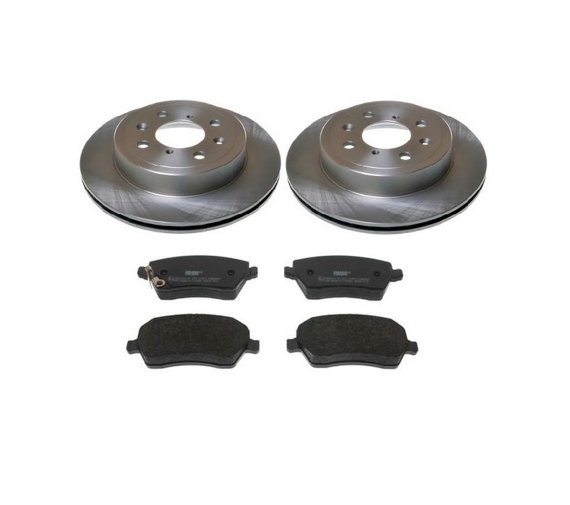 Suzuki Swift féktárcsa és fékbetét szett 2005-2009 utángyártott féktárcsa, Optimal (Germany) fékbetét szett (55311-62J00, OPT BP-12487, 1. kép