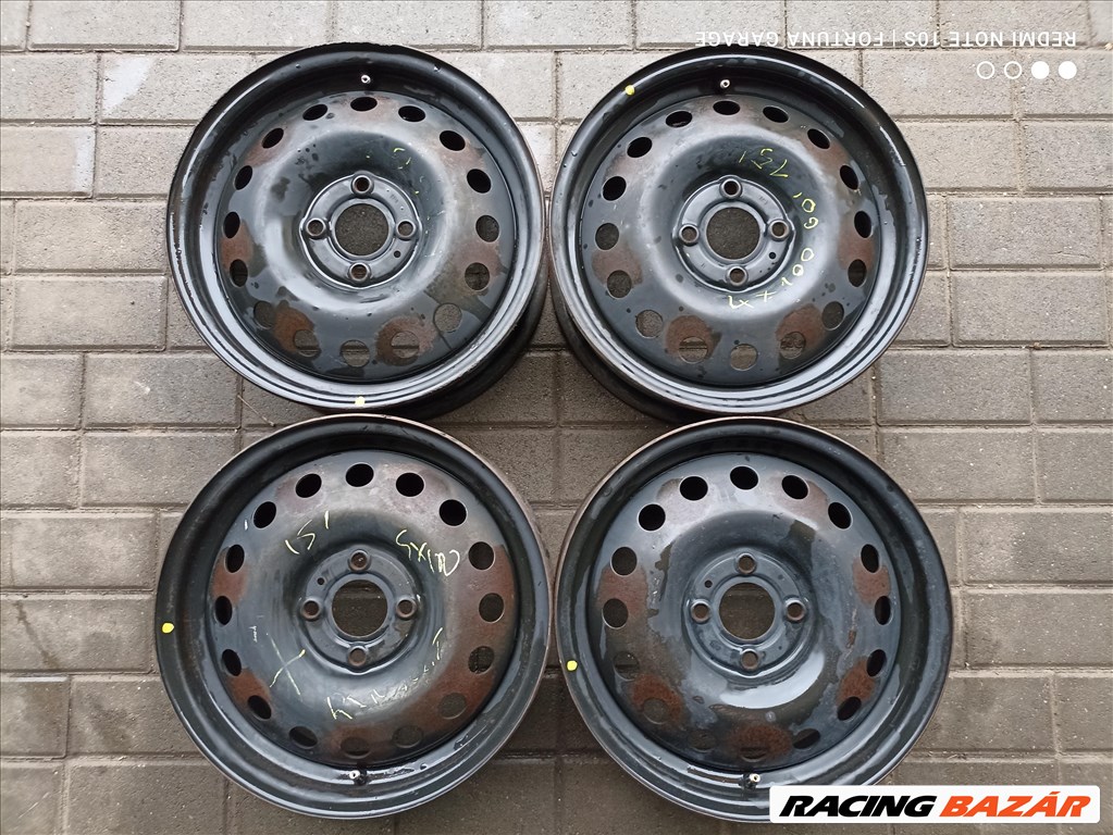 4x100 15" Nissan használt lemezfelni garnitúra (R573) 1. kép