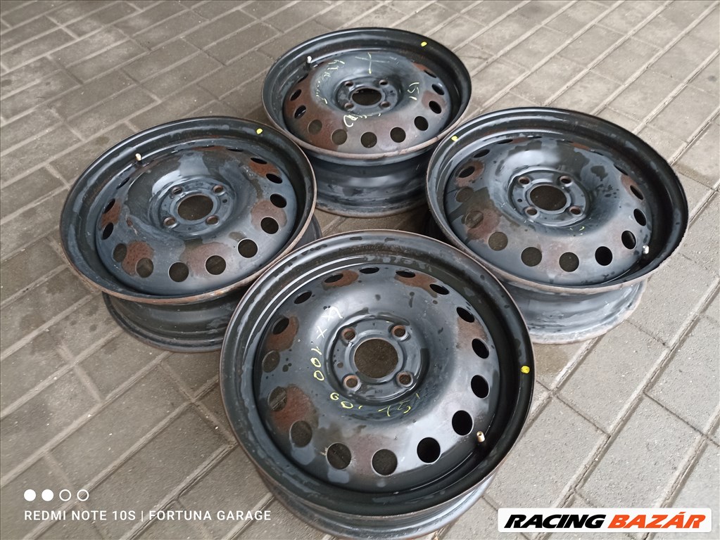 4x100 15" Nissan használt lemezfelni garnitúra (R573) 2. kép