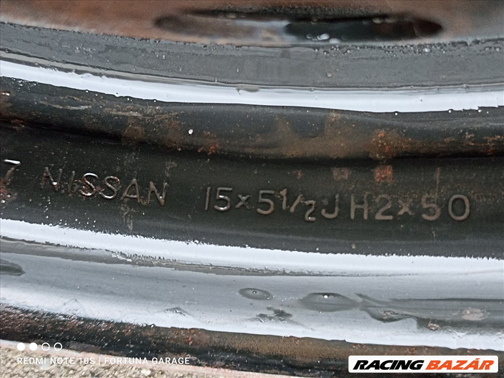 4x100 15" Nissan használt lemezfelni garnitúra (R573) 7. kép