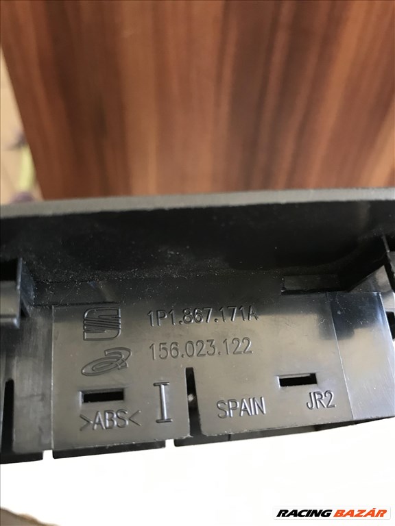 Seat León II 1P * bal első ablakemelő kapcsoló keret 1p1867171a 6. kép