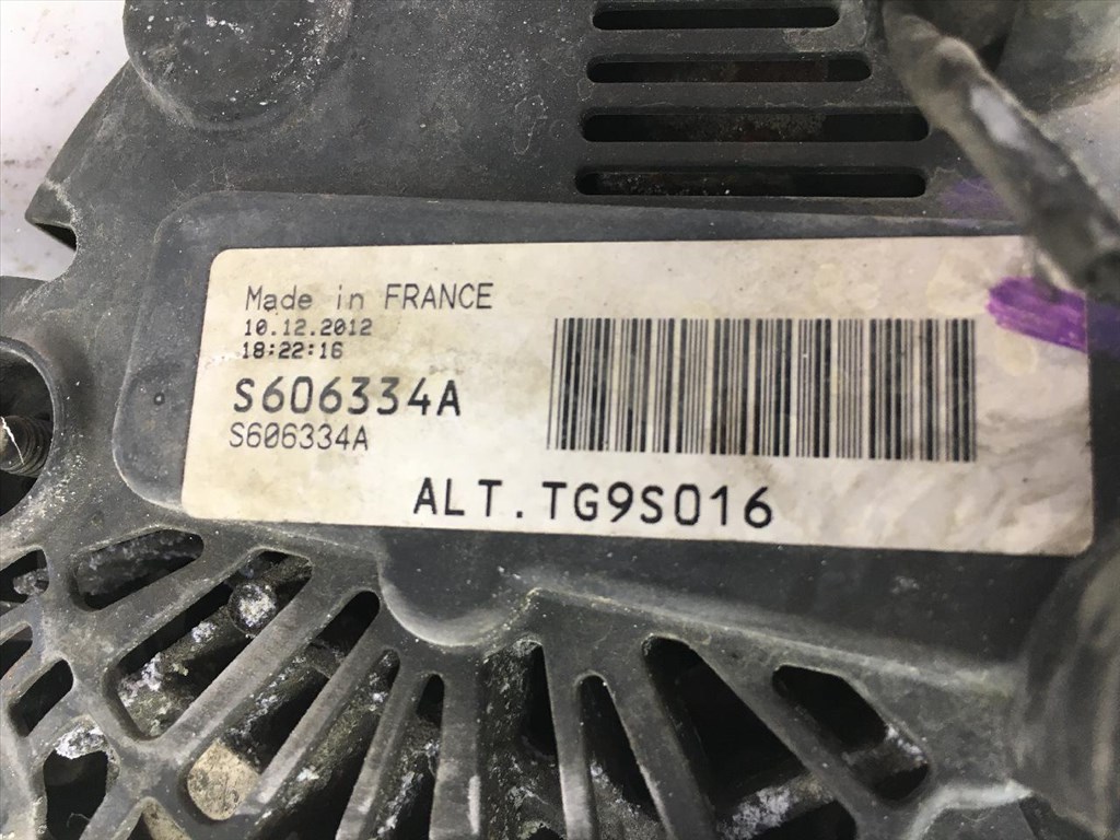 Fiat-Alfa-Lancia 1.3 Mjet generátor<br />6pk TG9S016 2. kép