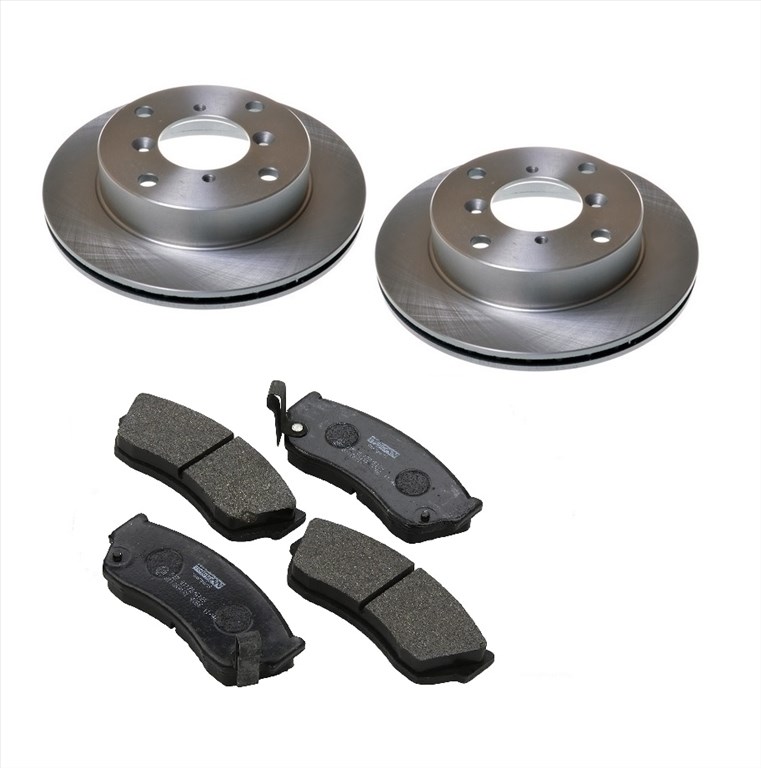Suzuki Swift féktárcsa + fékbetét szett 1.0-1.3 1990-1997 Optimal (Made In Germany) tárcsák és betétek (OPT BS-3990C, OPT BP-09495, 1. kép