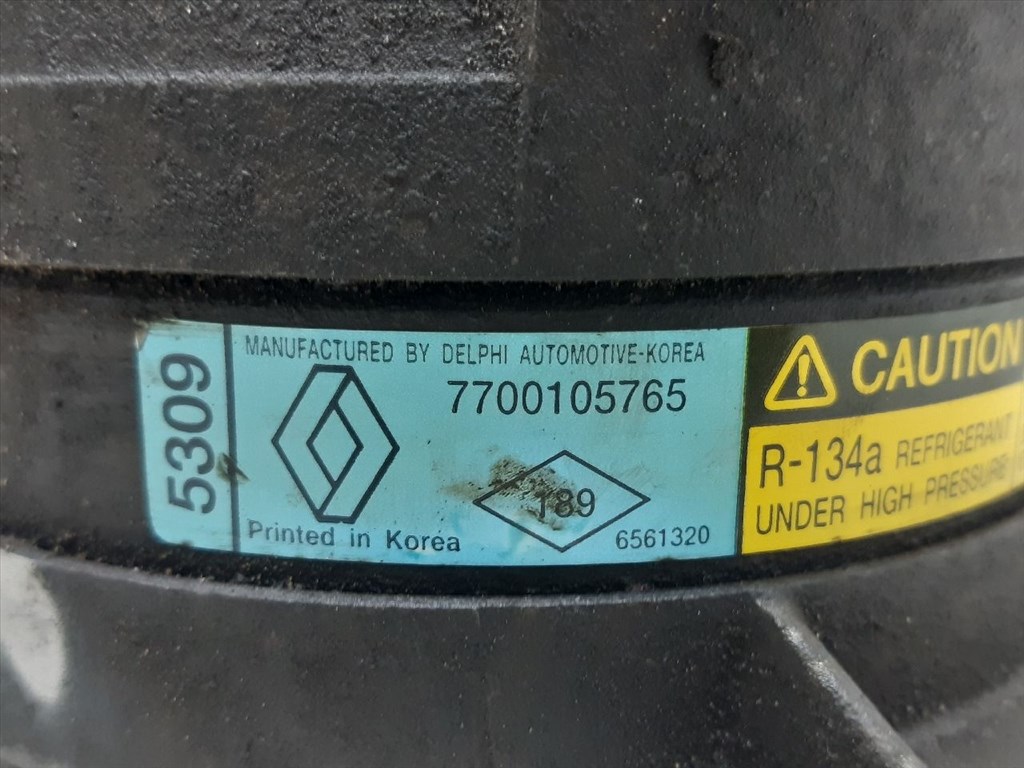 RENAULT SCÉNIC I (JA0/1_) 1.4 16V (JA0D/ JA1H/ Ja0W/ JA10) Klímakompresszor #16933# 7700105765 9. kép