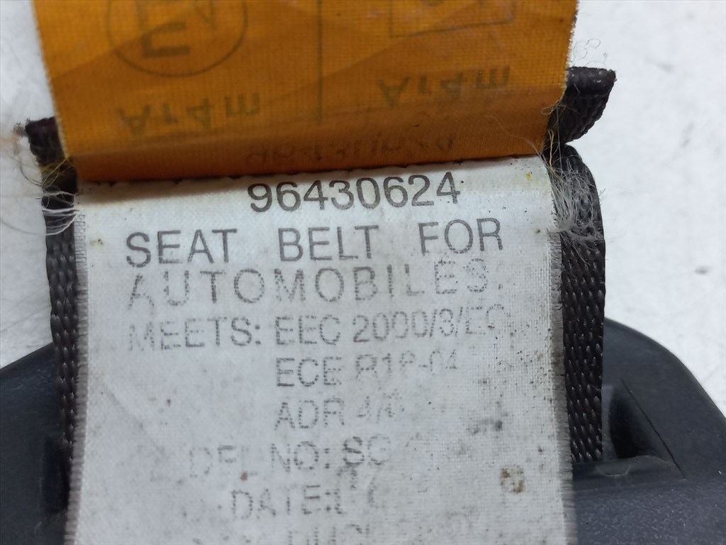 CHEVROLET AVEO II (T250/ T255) 1.2 Hátsó középső Biztonsági Öv #24067# QS68SAMBM 4. kép