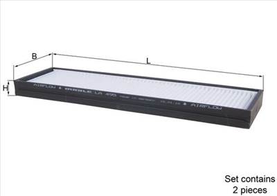 MAHLE LA 495/S - pollenszűrő DS HYUNDAI