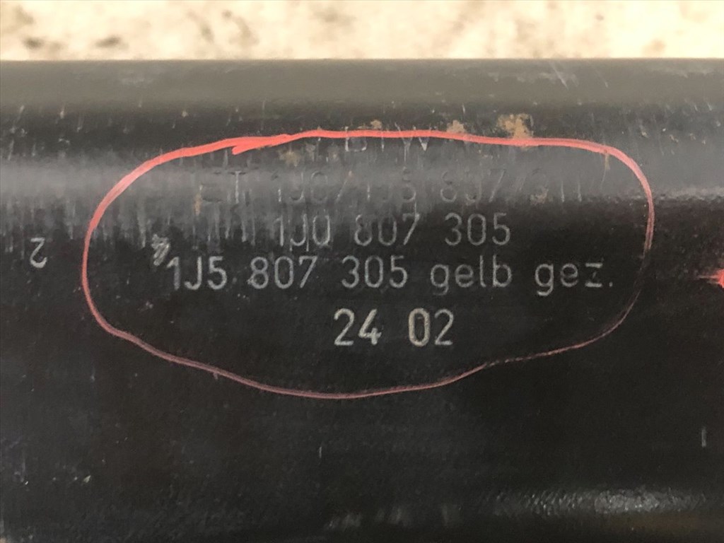 SEAT LEON (1M1) 1.4 16V Hátsó Lökhárító Merevítő (Fém) #18890# 1J0807557A 7. kép