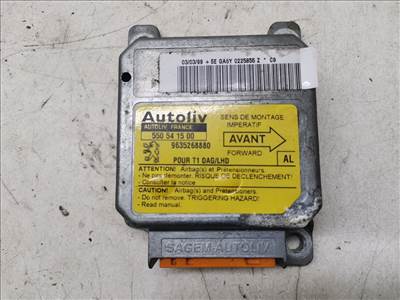 PEUGEOT 206 (2A/C) 1.4 i Légzsák Elektronika #25183# 9635268880